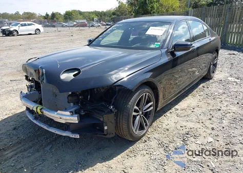 2021 BMW 750I xDrive from USA, damaged, VIN WBA7U2C08MCF01474